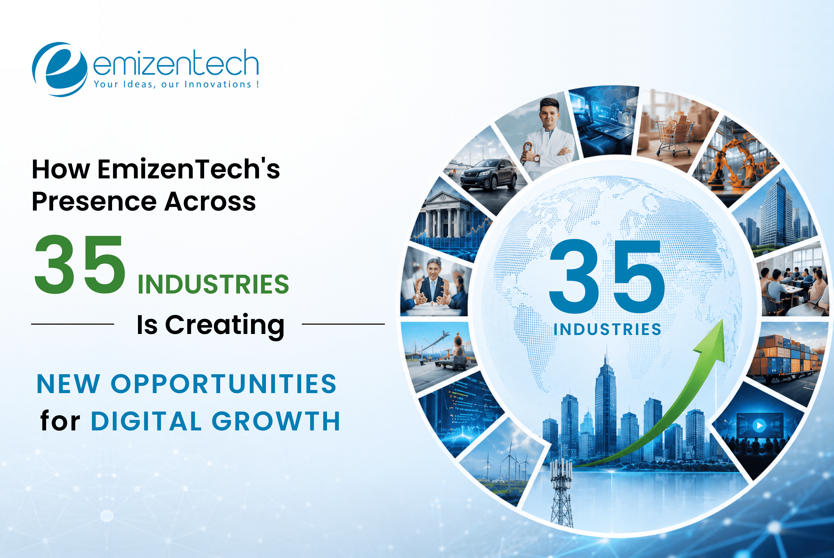 EmizenTech Expands Digital Opportunities Across 35 Industries