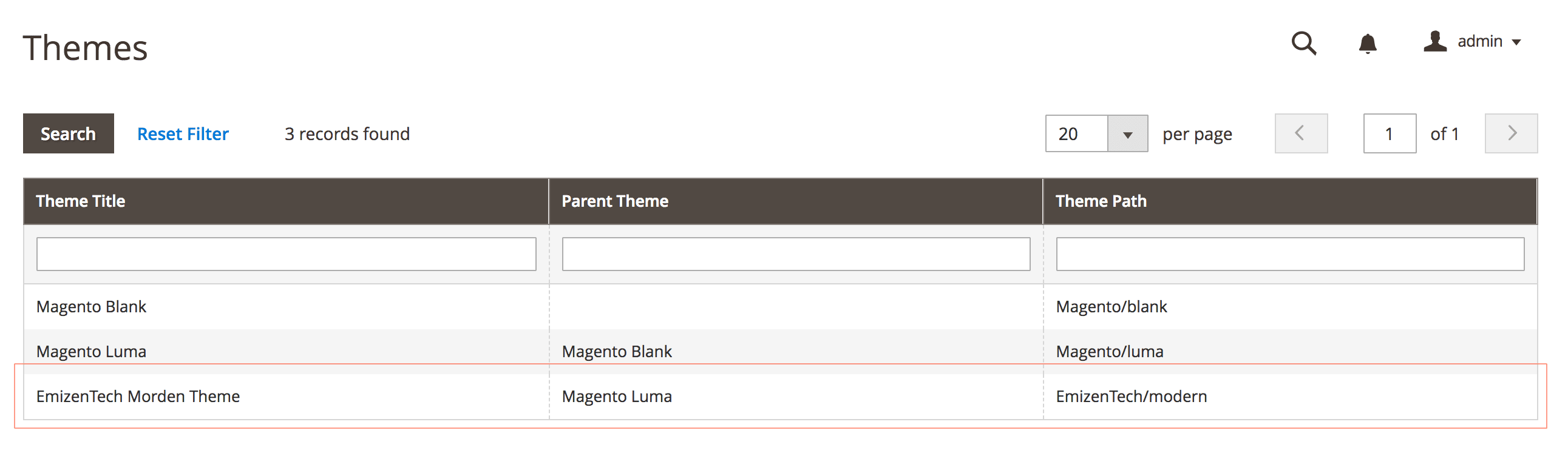 Install new theme Magento 2