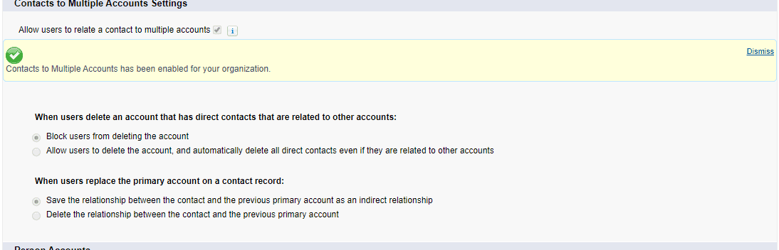 Relate Single Contact to Multiple Contacts