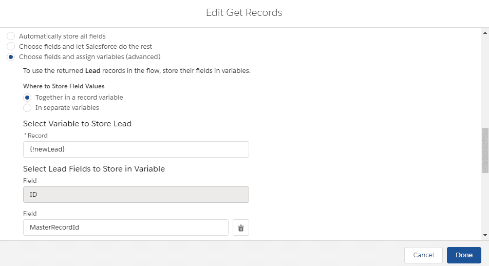 Salesforce create flows