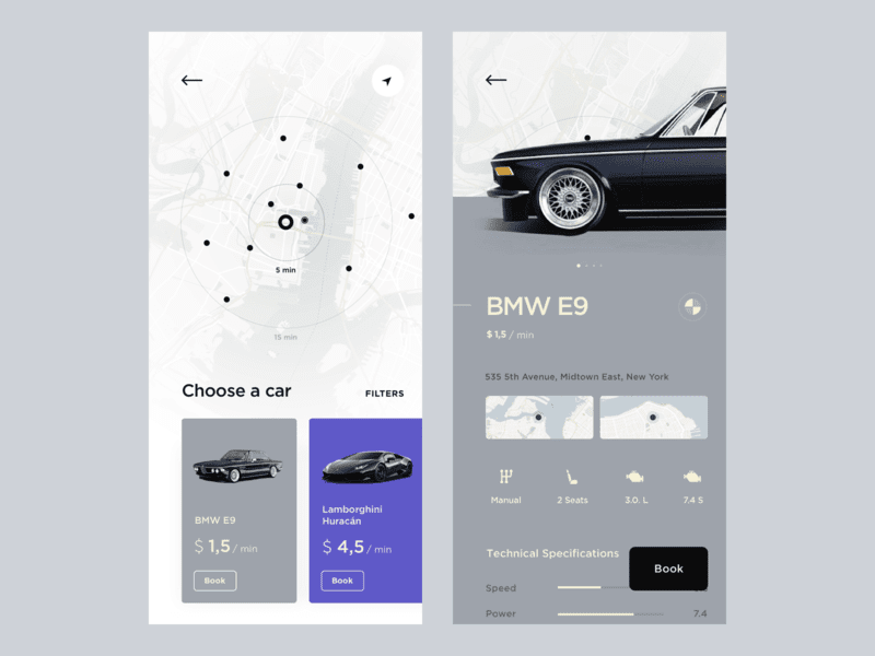 choose from multiple car