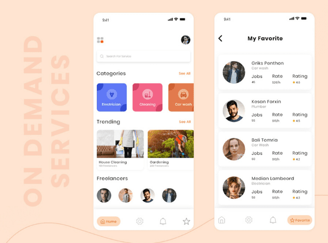 On-Demand Service Marketplace Mobile App