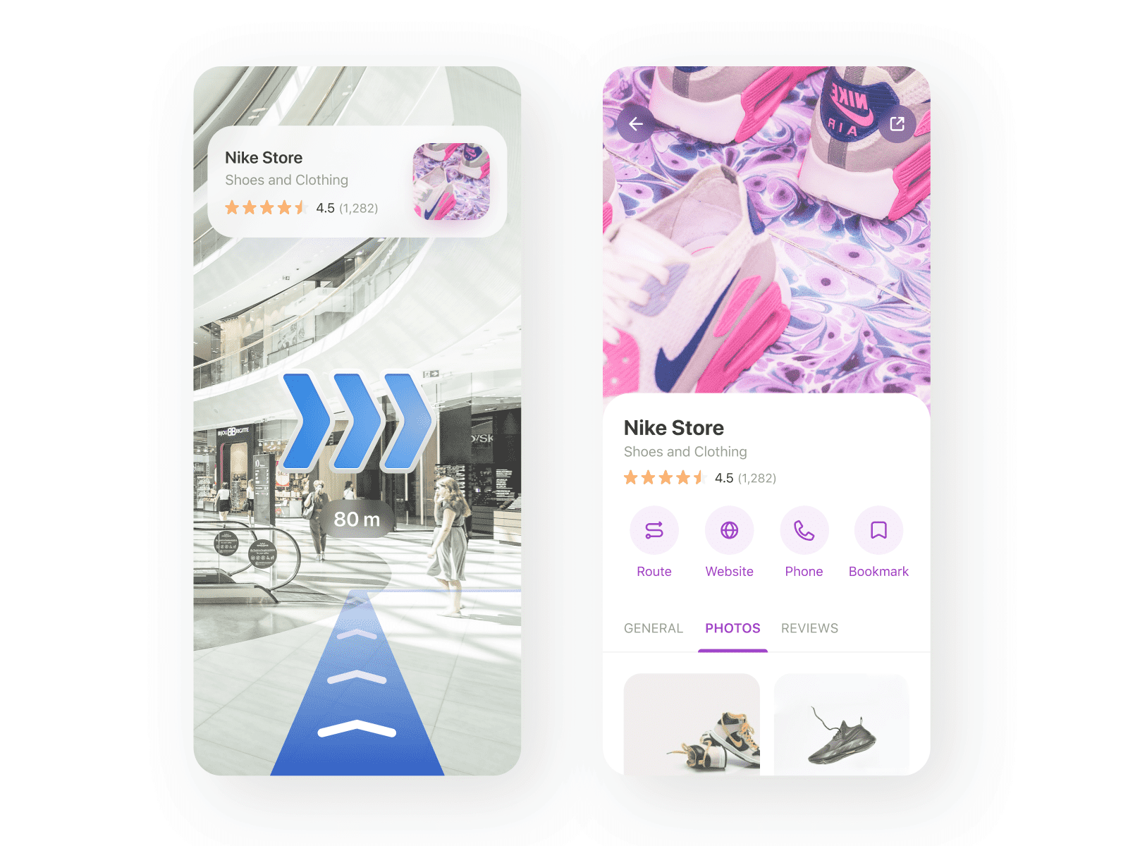 location based AR app