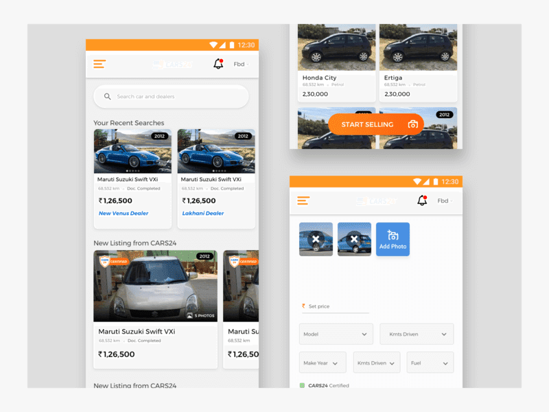sell car online