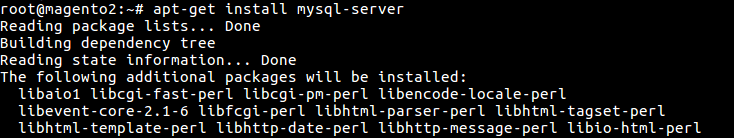 apt-get install mysql-server