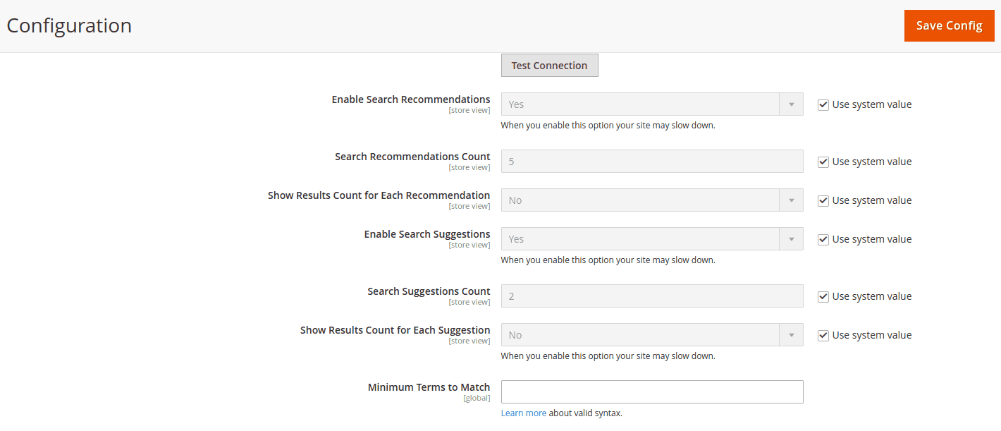 53 Enable Search Suggestions