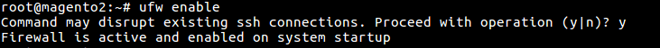 6 ufw enable