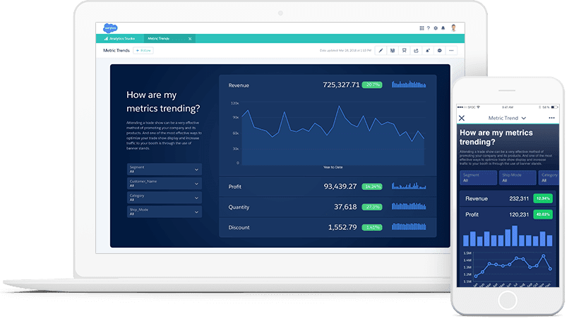salesforce einstein analytics metrics