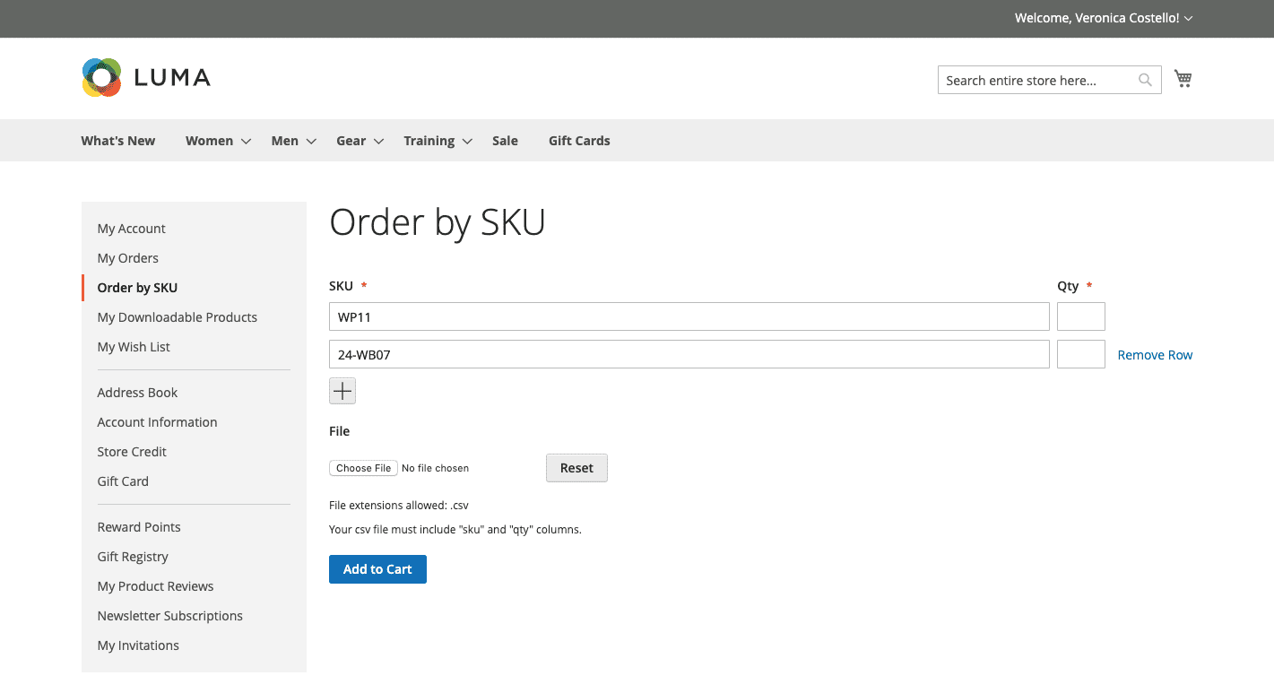 13 Order By SKU