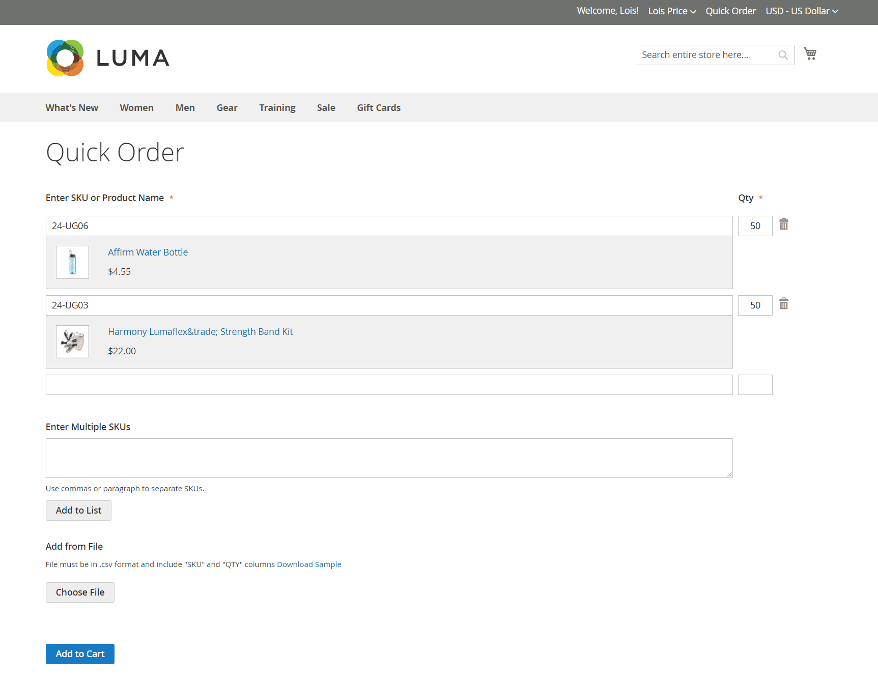 5 B2B Quick Order