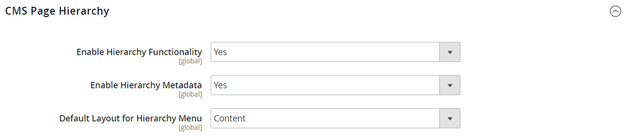 Page Hierarchy