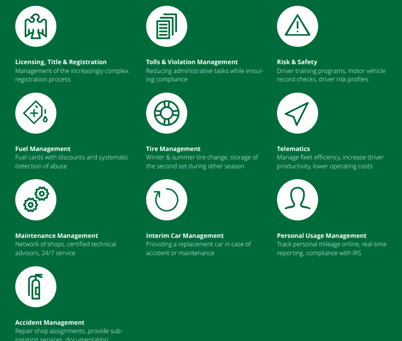 Ten Core Services Offered By Top Fleet management Companies
