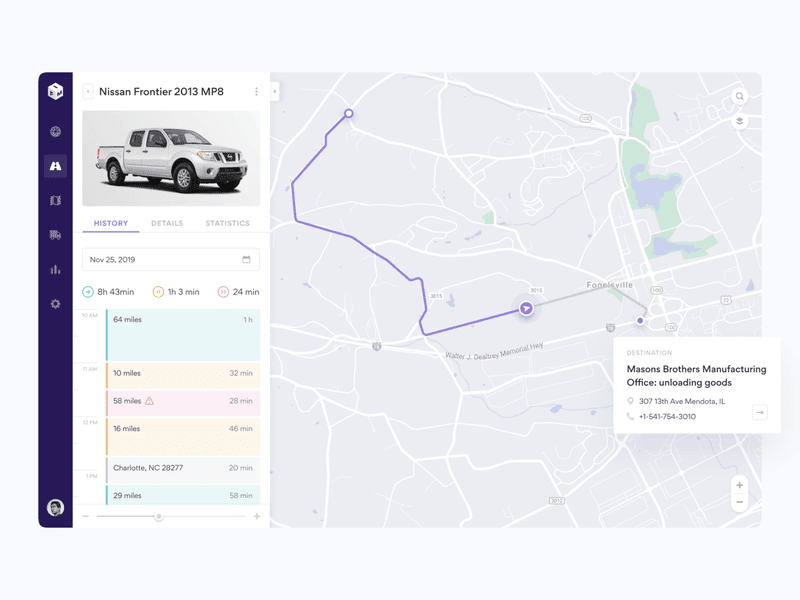 flee managment gps location tracking