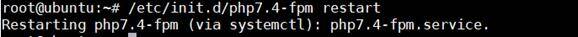 restart the PHP-FPM