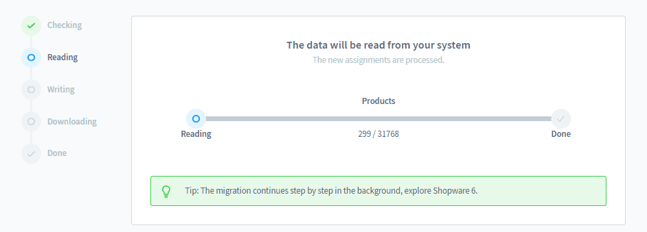 data reading