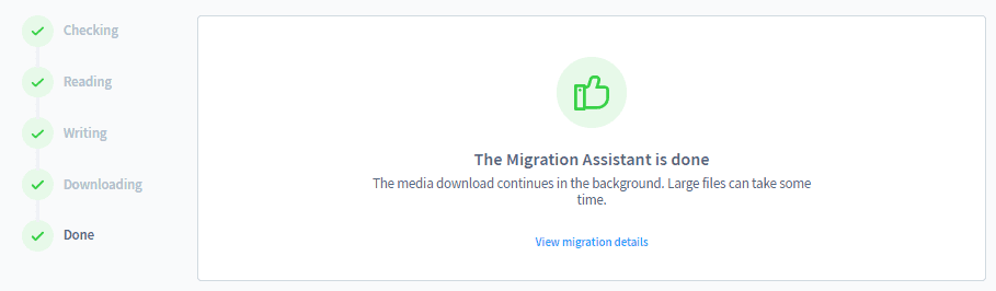 migration completed to Shopware 