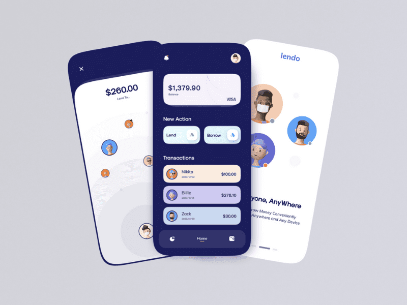 Loan lending mobile app