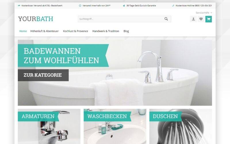 ThemeWare® Bath Pro – An Extremely Customizable Theme
