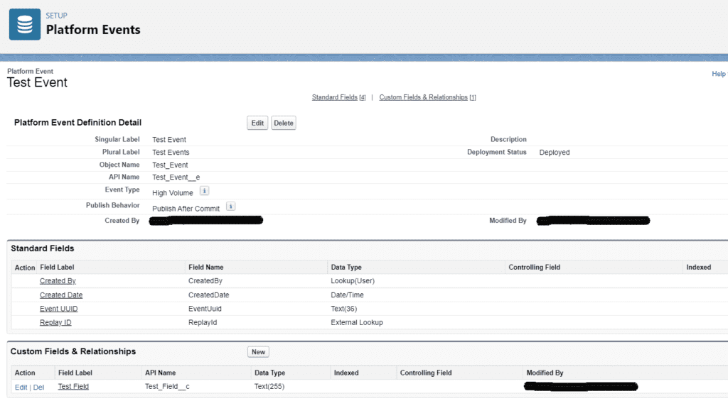 salesforce platform events