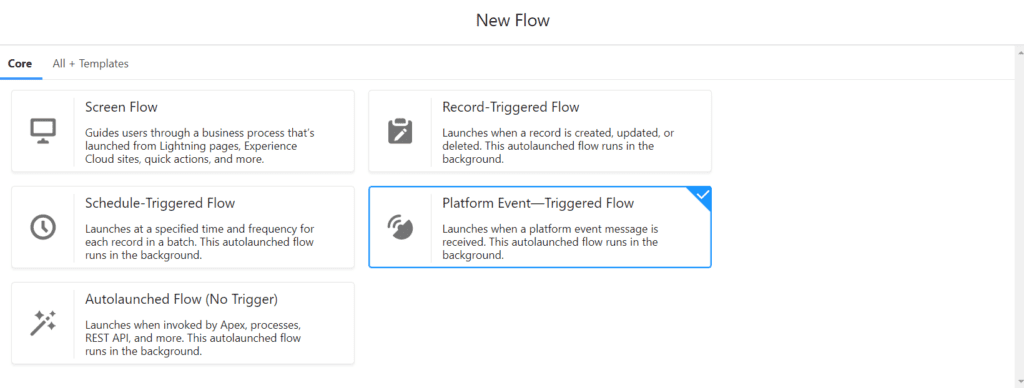 how event producers function in a Salesforce platform