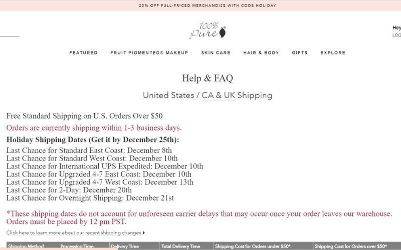100PercentPure FAQ Page