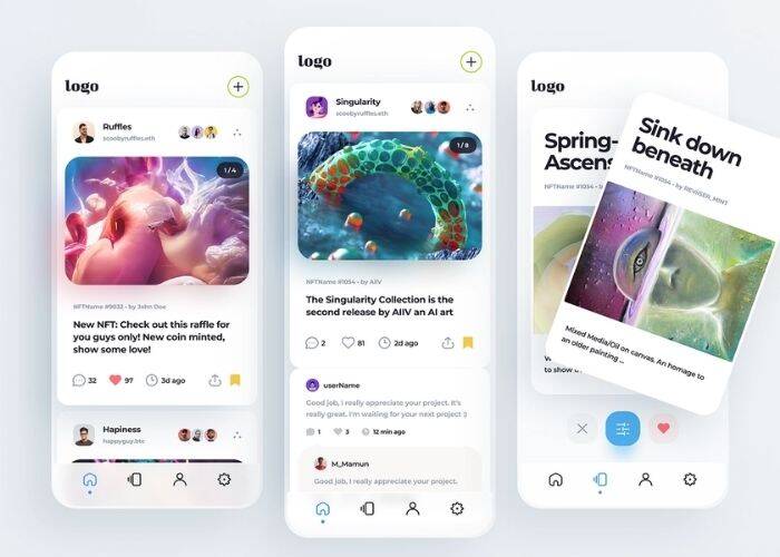 Blockchain & Cryptocurrency mobile app