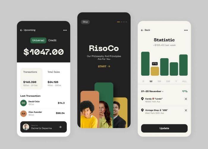 Payments mobile app