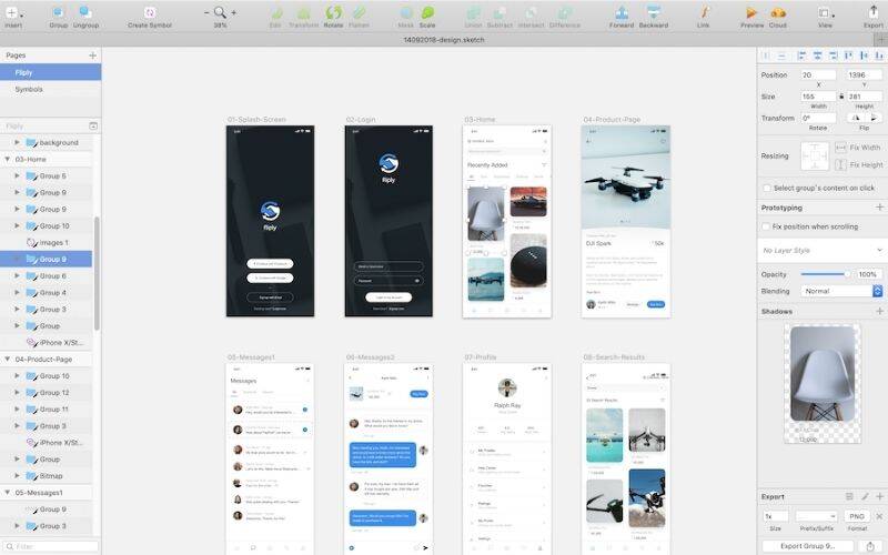 Sketch software