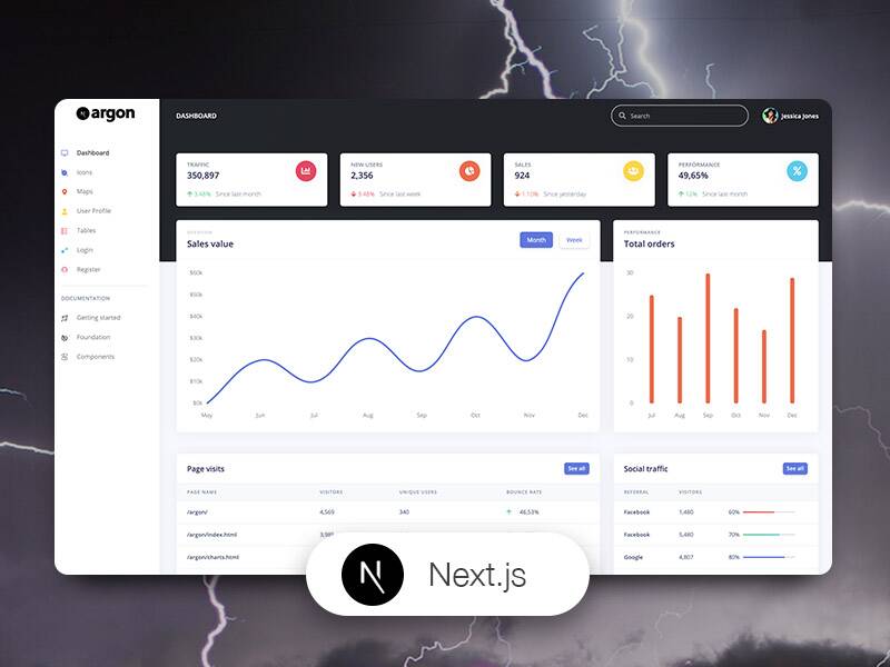 Argon nextjs