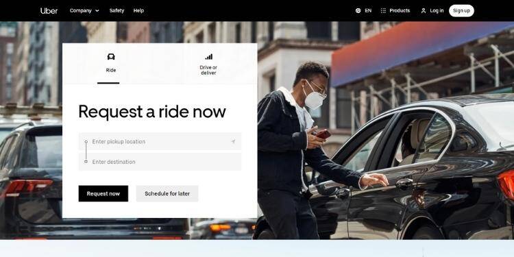 uber website