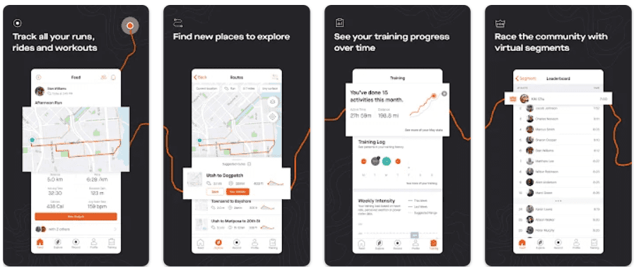 Strava app
