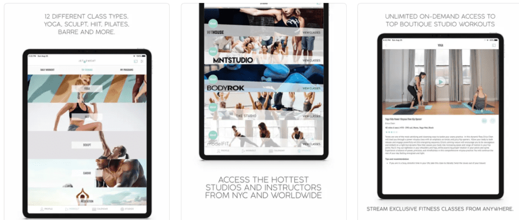 JetSweat Workout App