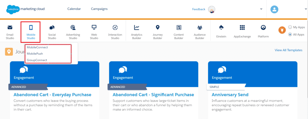 Salesforce Marketing Mobile Studio 4