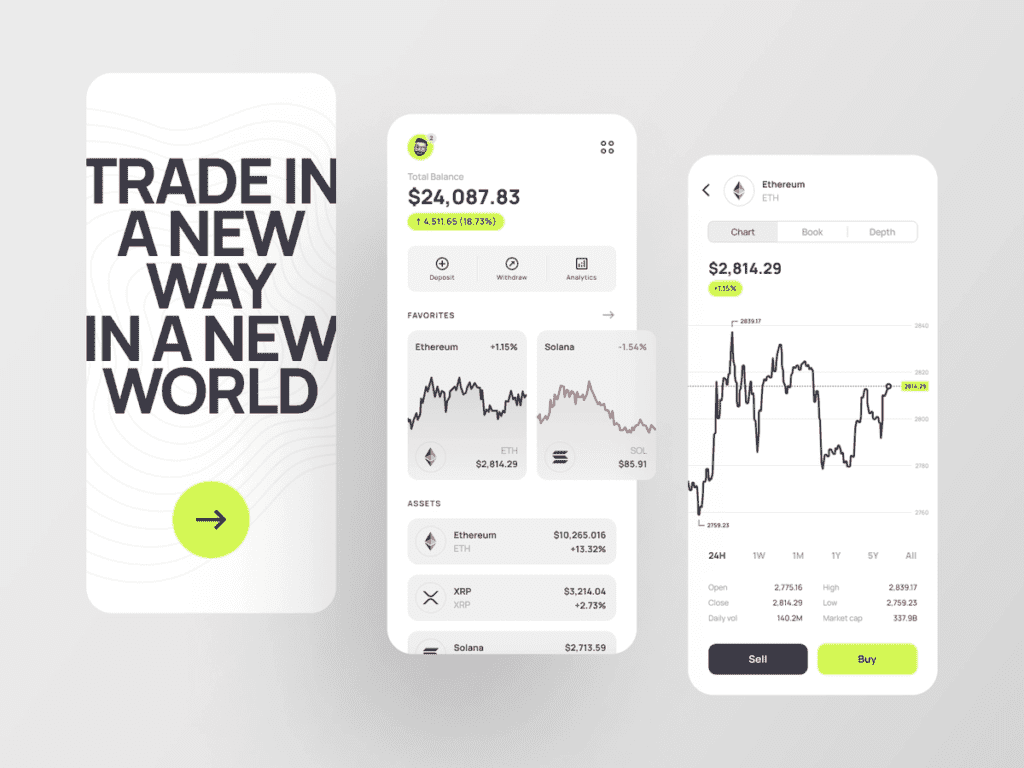 Cryptocurrency Wallet app
