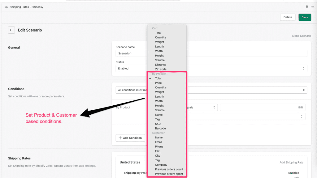 Shipping Rates ‑ Shipeasy