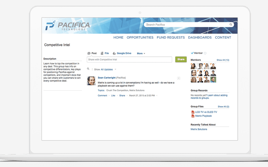 Chatter groups