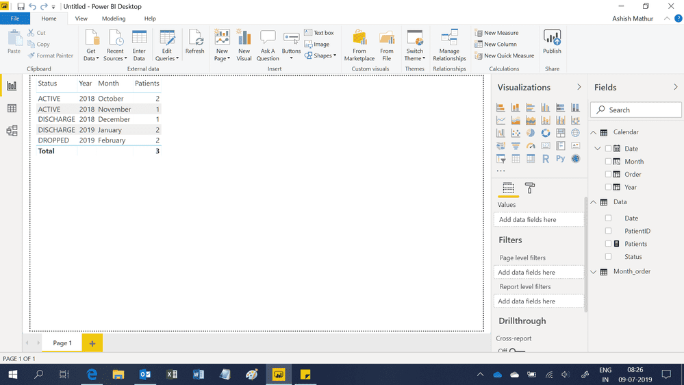 data transformation in Power BI