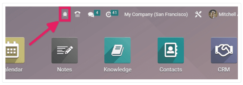 Navigating the Developer Mode Tool in Odoo 17