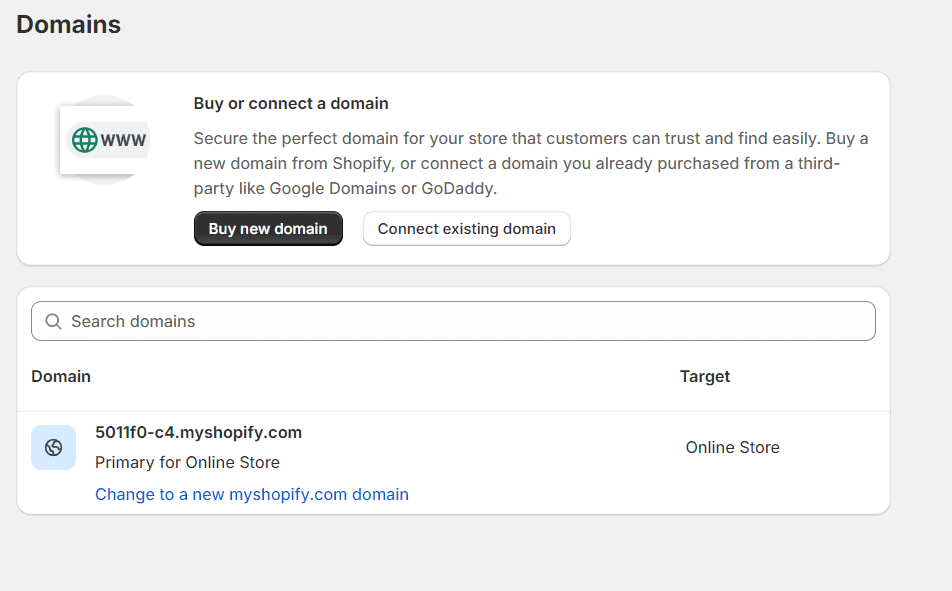 Set up Your Domain