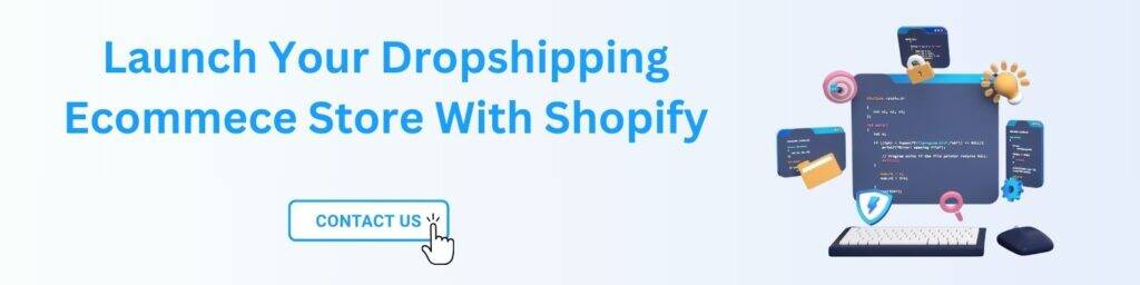 Shopify dropshopping CTA