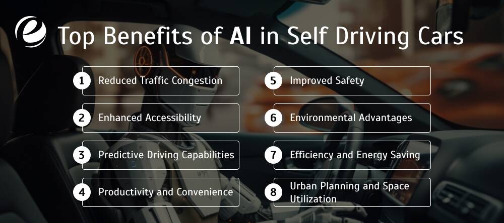 Top Benefits of AI in Self Driving Cars