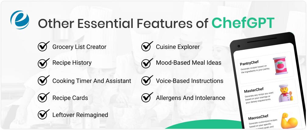 Other Essential Features of ChefGPT