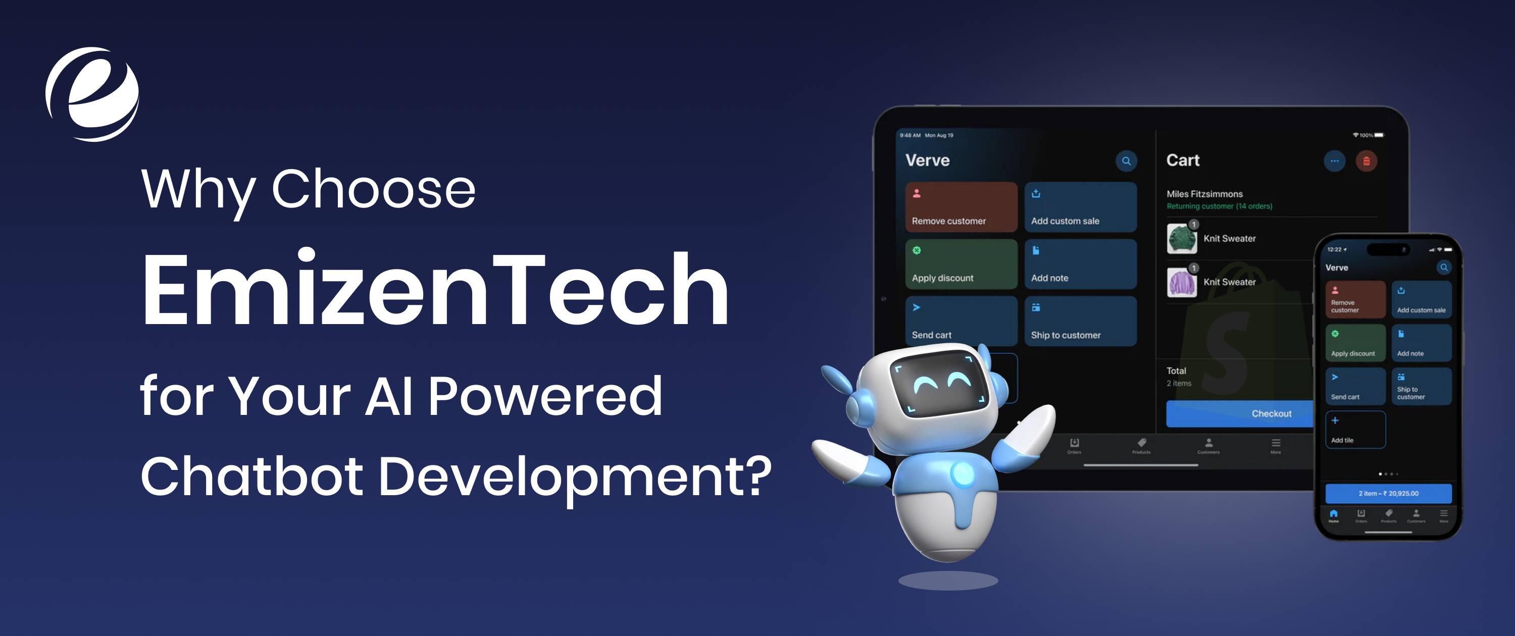 Why Choose EmizenTech for Your AI Powered Chatbot​ Development