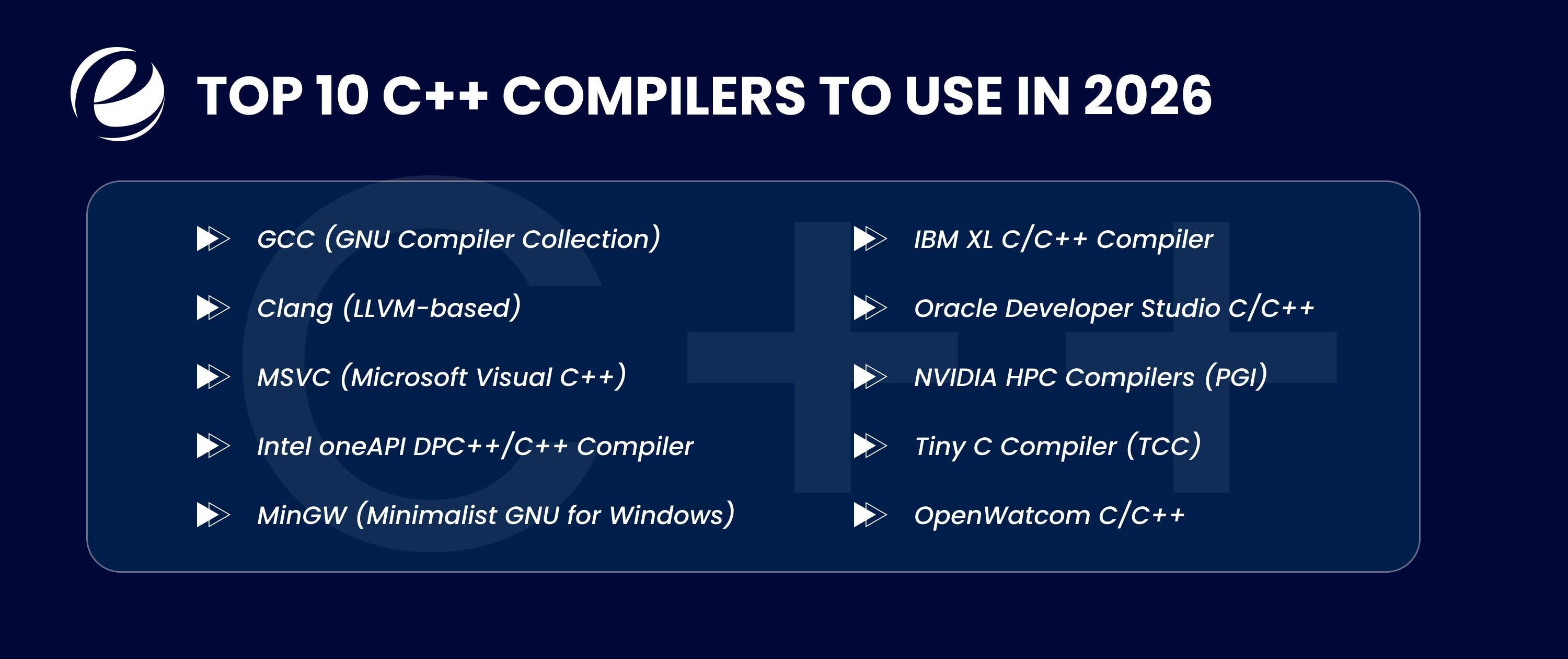 Top 10 C++ Compilers to Use in 2026 (Pros, Cons, and Pricing)