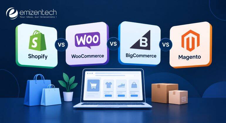 Shopify vs WooCommerce vs BigCommerce vs Magento