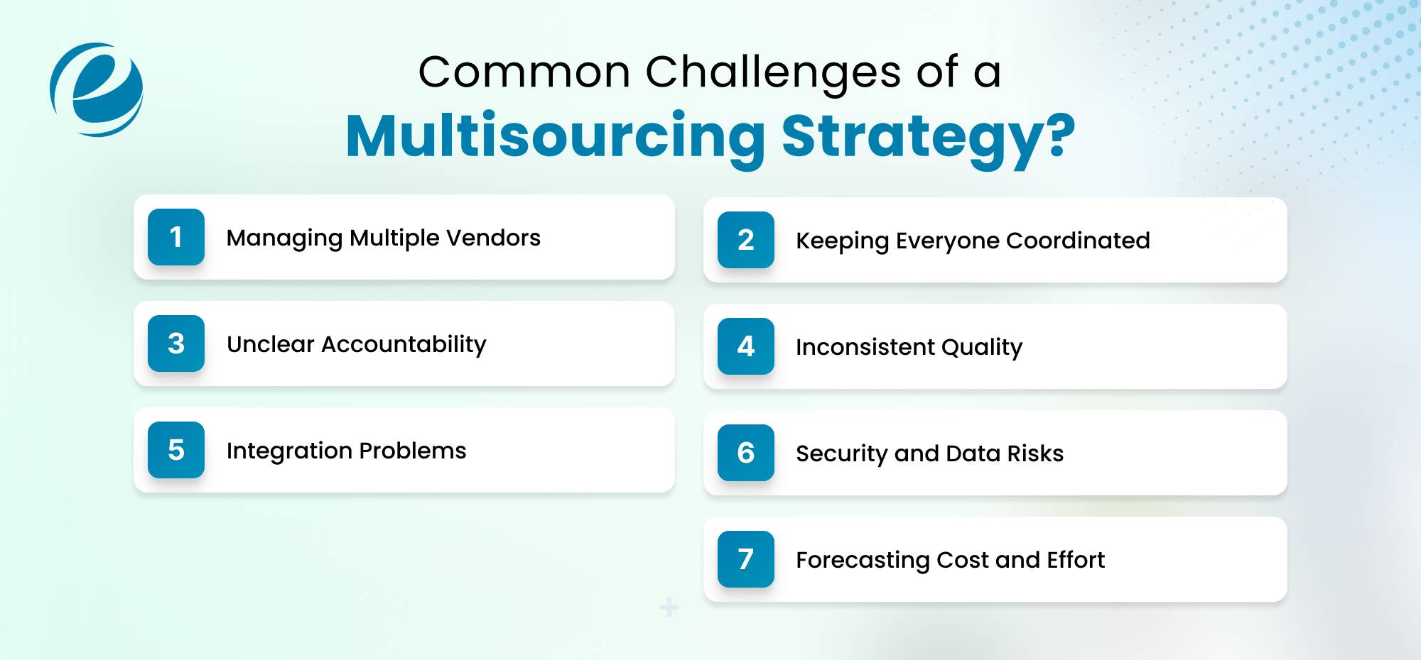 Common Challenges of a Multisourcing Strategy