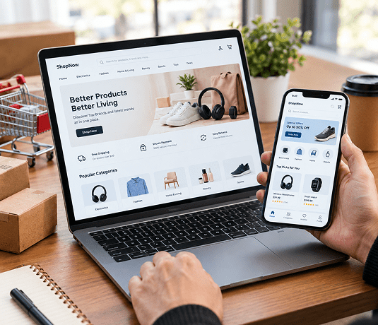 Ecommerce App & Mobile Commerce Development image