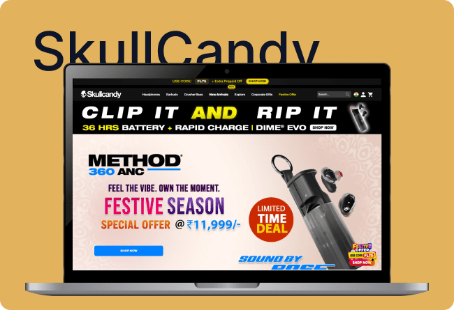 SkullCandy Banner
