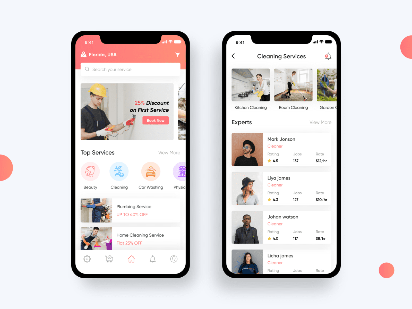On Demand Service App service top services top services cleaning service cleaning on demand app service app clean branding uiux mobile ios app ux ui design icon