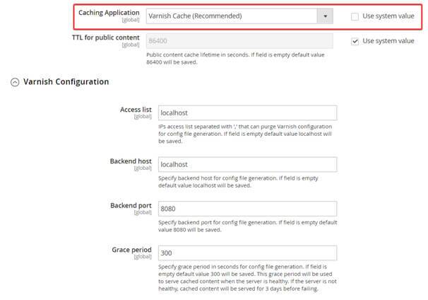 varnish configuration